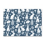 Easter bunny pattern Sticker A4 (10 pack)