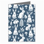 Easter bunny pattern Greeting Card