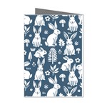 Easter bunny pattern Mini Greeting Cards (Pkg of 8)