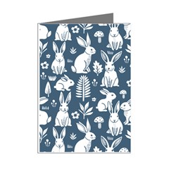 Easter bunny pattern Mini Greeting Cards (Pkg of 8) from ArtsNow.com Right