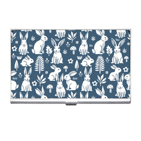 Easter bunny pattern Business Card Holder from ArtsNow.com Front