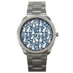 Easter bunny pattern Sport Metal Watch