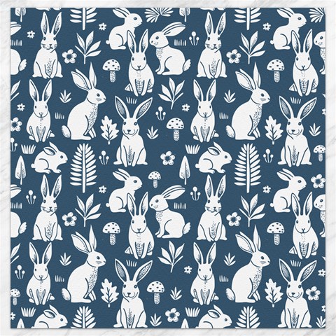 Easter bunny pattern Canvas 12  x 12  from ArtsNow.com 11.4 x11.56  Canvas - 1