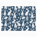Easter bunny pattern Large Glasses Cloth
