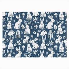 Easter bunny pattern Large Glasses Cloth (2 Sides) from ArtsNow.com Back
