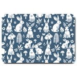 Easter bunny pattern Large Doormat