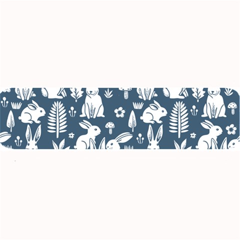 Easter bunny pattern Large Bar Mat from ArtsNow.com 32 x8.5  Bar Mat