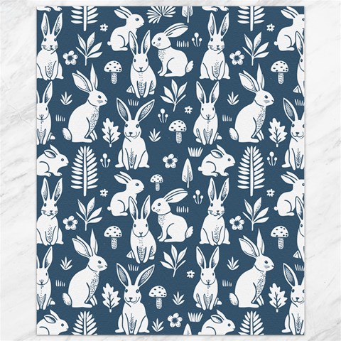 Easter bunny pattern Canvas 11  x 14  from ArtsNow.com 10.95 x13.48  Canvas - 1