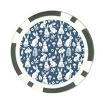 Easter bunny pattern Poker Chip Card Guard