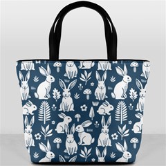 Easter bunny pattern Bucket Bag from ArtsNow.com Front