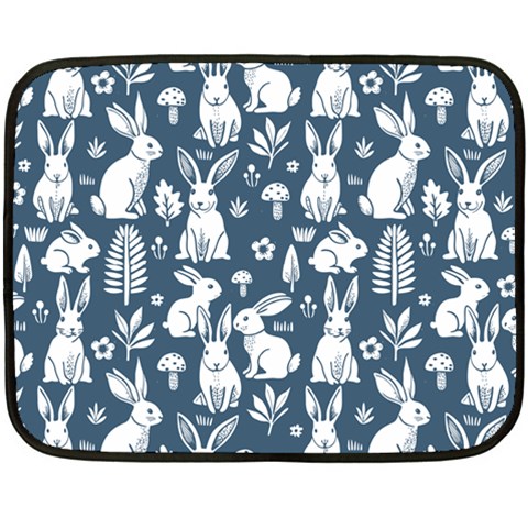 Easter bunny pattern 35 x27  Fleece Blanket (Mini) from ArtsNow.com 35 x27  Blanket