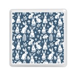 Easter bunny pattern Memory Card Reader (Square)