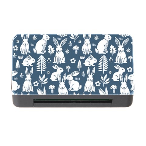 Easter bunny pattern Memory Card Reader with CF from ArtsNow.com Front
