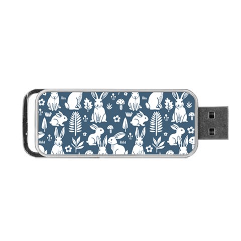 Easter bunny pattern Portable USB Flash (One Side) from ArtsNow.com Front