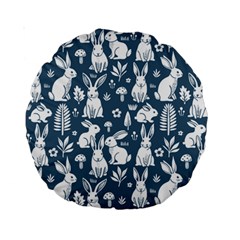 Easter bunny pattern Standard 15  Premium Round Cushions from ArtsNow.com Back