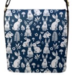 Easter bunny pattern Flap Closure Messenger Bag (S)