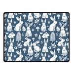 Easter bunny pattern 50  x 40  Two Sides Fleece Blanket (Small)