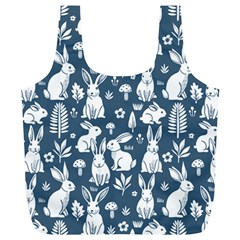 Easter bunny pattern Full Print Recycle Bag (XL) from ArtsNow.com Back
