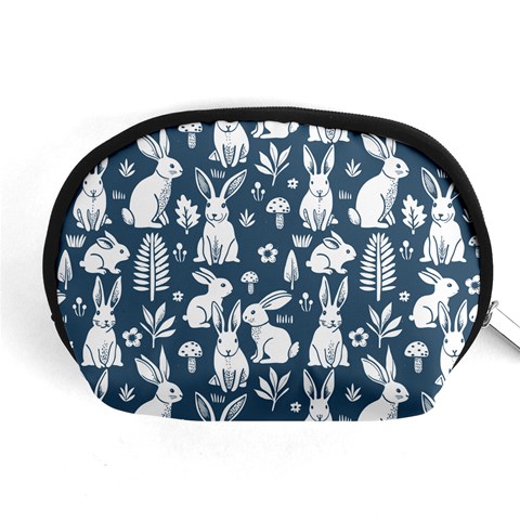 Easter bunny pattern Accessory Pouch (Medium) from ArtsNow.com Front