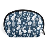 Easter bunny pattern Accessory Pouch (Large)