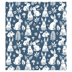 Easter bunny pattern Drawstring Pouch (Medium) from ArtsNow.com Back