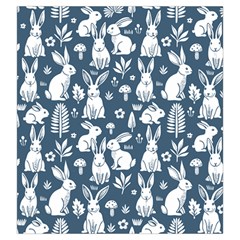 Easter bunny pattern Drawstring Pouch (Large) from ArtsNow.com Back