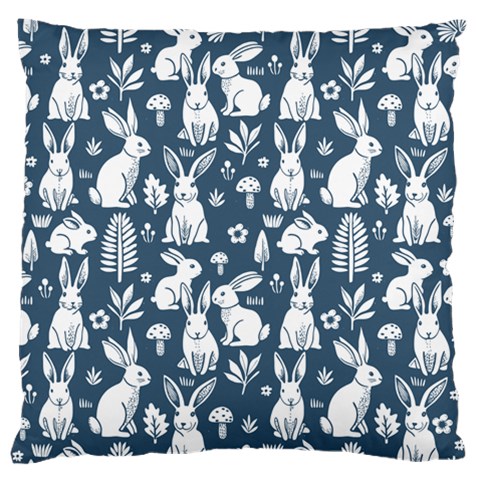 Easter bunny pattern Standard Premium Plush Fleece Cushion Case (Two Sides) from ArtsNow.com Front