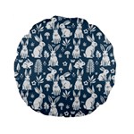 Easter bunny pattern Standard 15  Premium Flano Round Cushions