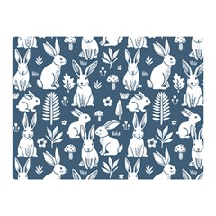 Easter bunny pattern 35  x 27  Two Sides Premium Plush Fleece Blanket (Mini) from ArtsNow.com 35 x27  Blanket Back