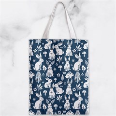 Easter bunny pattern Zipper Classic Tote Bag from ArtsNow.com Front