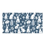 Easter bunny pattern Satin Wrap 35  x 70 
