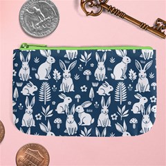 Easter bunny pattern Large Coin Purse from ArtsNow.com Front