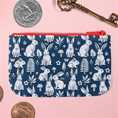 Easter bunny pattern Large Coin Purse from ArtsNow.com Back