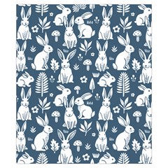 Easter bunny pattern Drawstring Pouch (XS) from ArtsNow.com Back