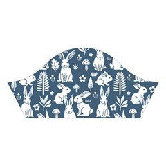 Easter bunny pattern Cotton Crop Top from ArtsNow.com Right Sleeve