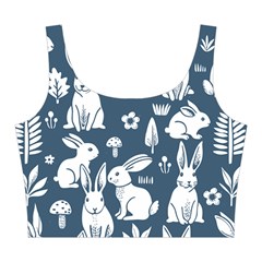 Easter bunny pattern Midi Sleeveless Dress from ArtsNow.com Top Back