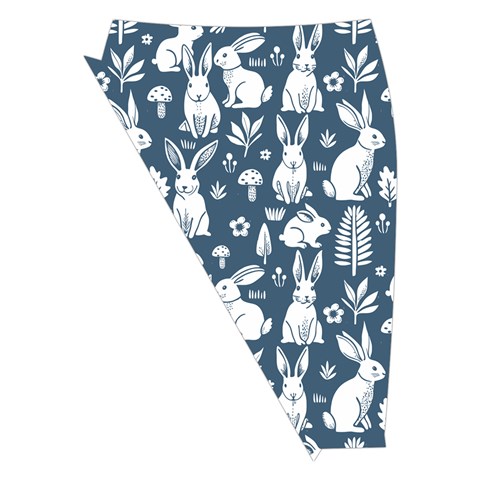 Easter bunny pattern Midi Wrap Pencil Skirt from ArtsNow.com Front Left
