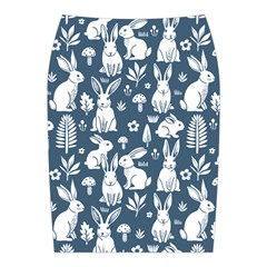 Easter bunny pattern Midi Wrap Pencil Skirt from ArtsNow.com Back