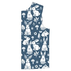 Easter bunny pattern Kid s Button Up Puffer Vest from ArtsNow.com Front Left