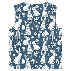 Easter bunny pattern Kid s Button Up Puffer Vest from ArtsNow.com Back