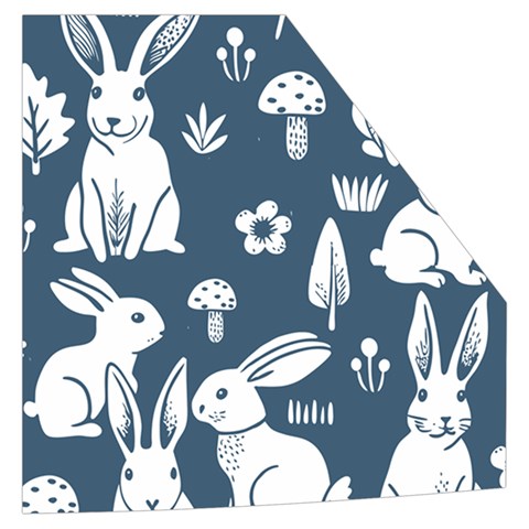 Easter bunny pattern Kid s Button Up Puffer Vest from ArtsNow.com Pocket Left