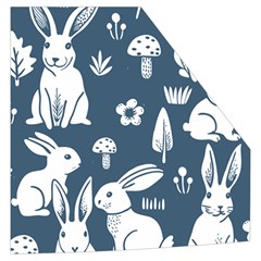 Easter bunny pattern Kid s Button Up Puffer Vest from ArtsNow.com Pocket Left