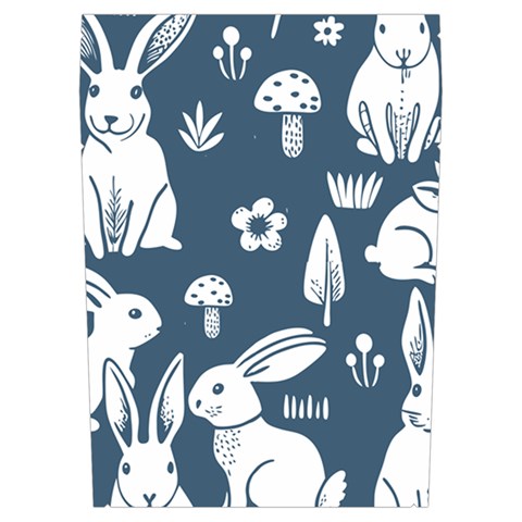 Easter bunny pattern Everyday Shoulder Bag with Pouch Bag from ArtsNow.com Right Pocket