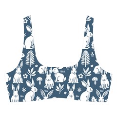 Easter bunny pattern Cross Back Hipster Bikini Set from ArtsNow.com Front