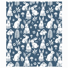 Easter bunny pattern Kids  Hooded Rain Ponchos from ArtsNow.com Hood Right