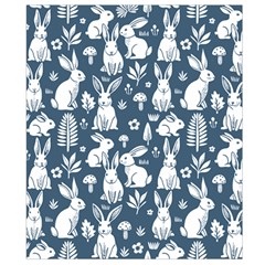 Easter bunny pattern Waist Pouch (Large) from ArtsNow.com Back Strap