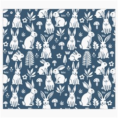 Easter bunny pattern Roll Up Canvas Pencil Holder (S) from ArtsNow.com Front
