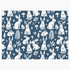 Easter bunny pattern Roll Up Canvas Pencil Holder (M) from ArtsNow.com Front
