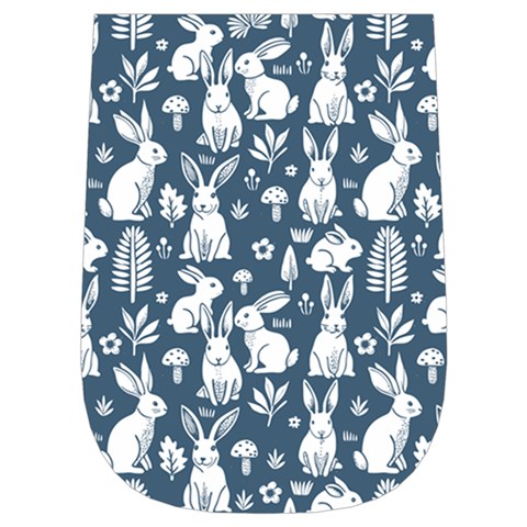 Easter bunny pattern Wristlet Pouch Bag (Small) from ArtsNow.com Left Side