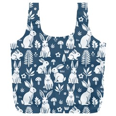 Easter bunny pattern Full Print Recycle Bag (XXL) from ArtsNow.com Front